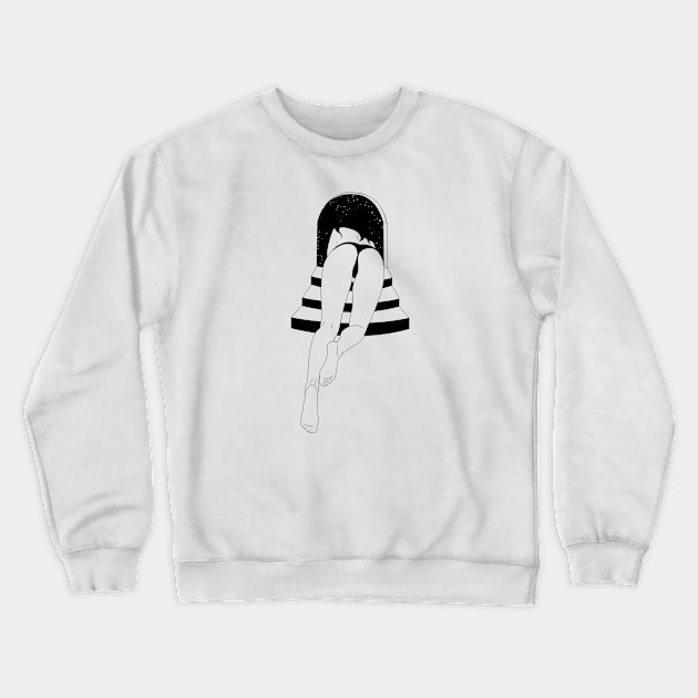 everywhere Crewneck Sweatshirt by ellehell